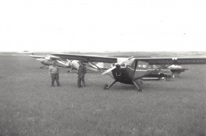 Glen and Ward, having flown to visit Allen.